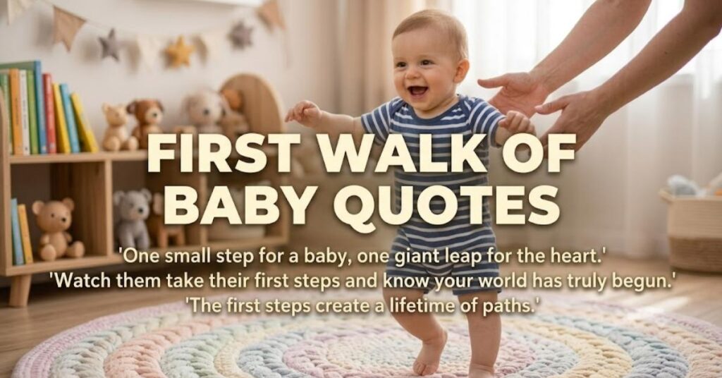 Baby First Steps Captions