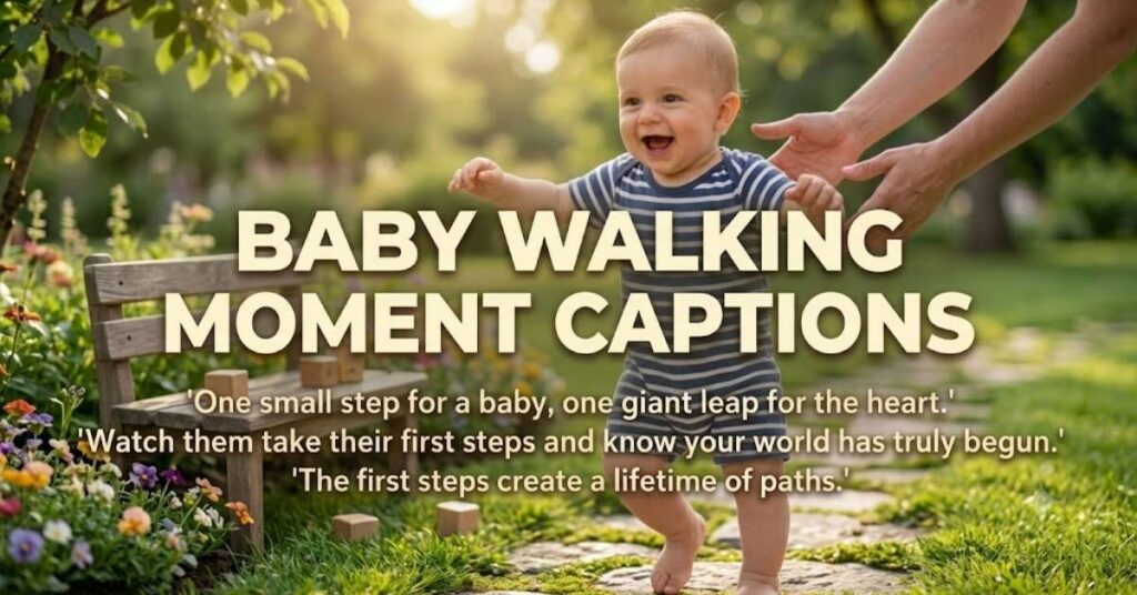 Baby Walking Moment Captions