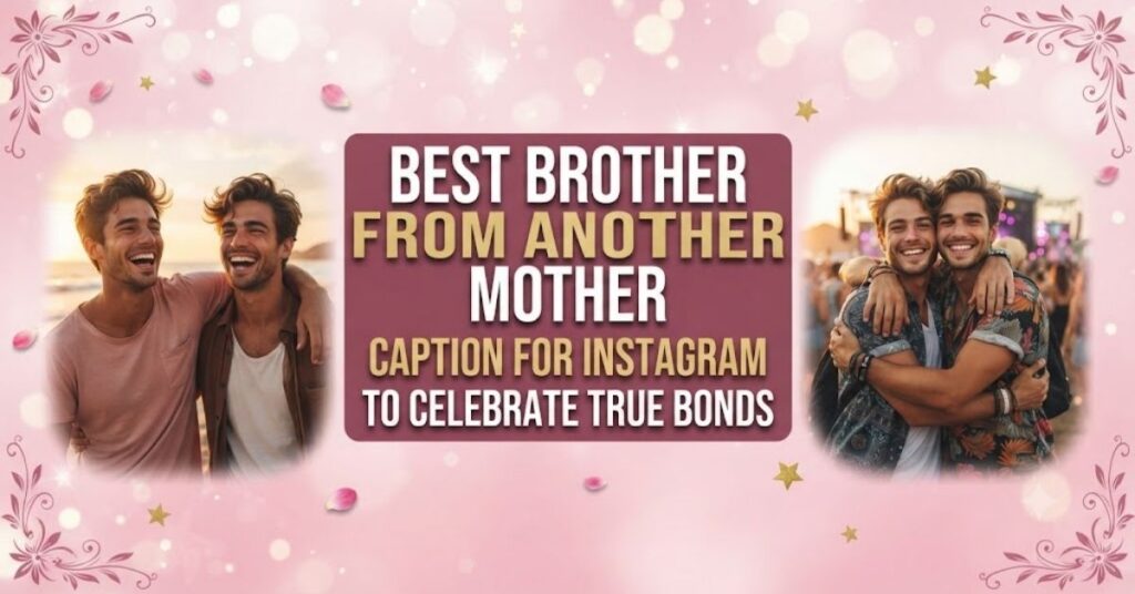 Best Brother From Another Mother Captions For Instagram to Celebrate True Bonds