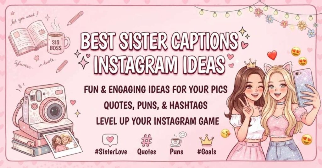 Best Sister Captions Instagram Ideas