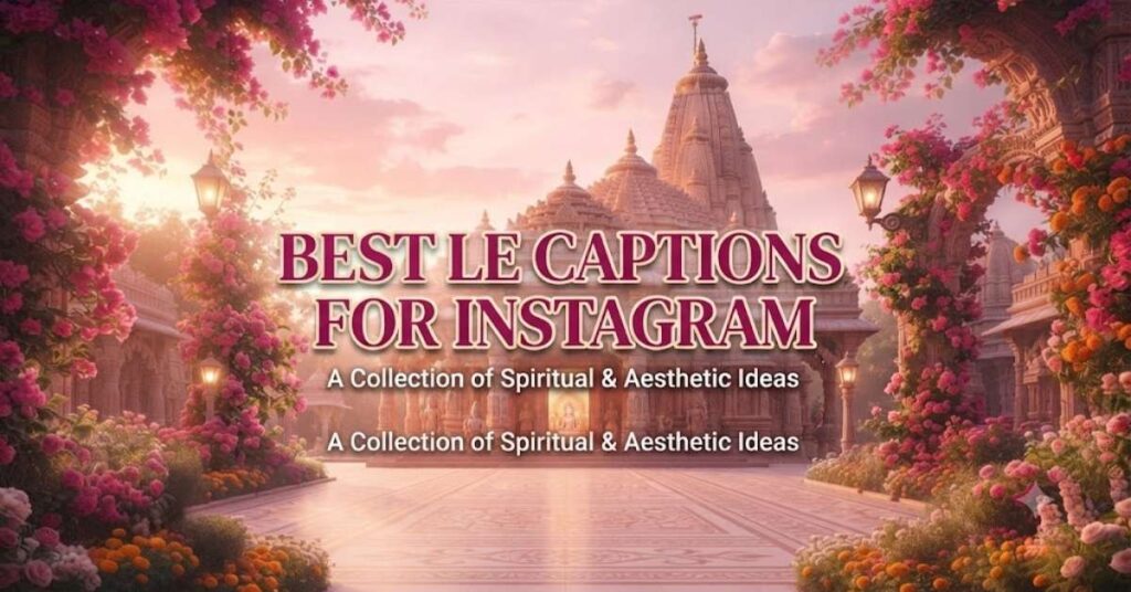 Best Temple Captions for Instagram