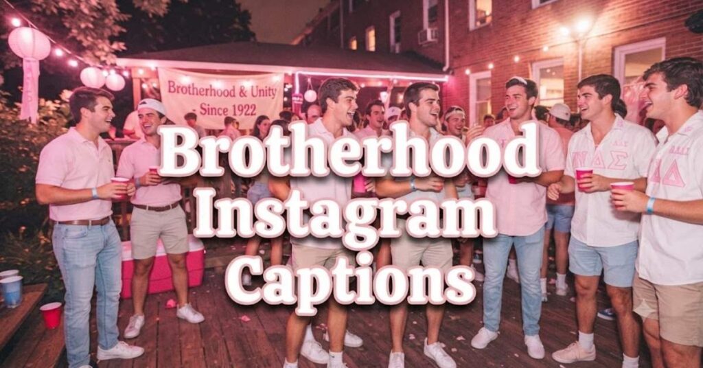 Brotherhood Instagram Captions