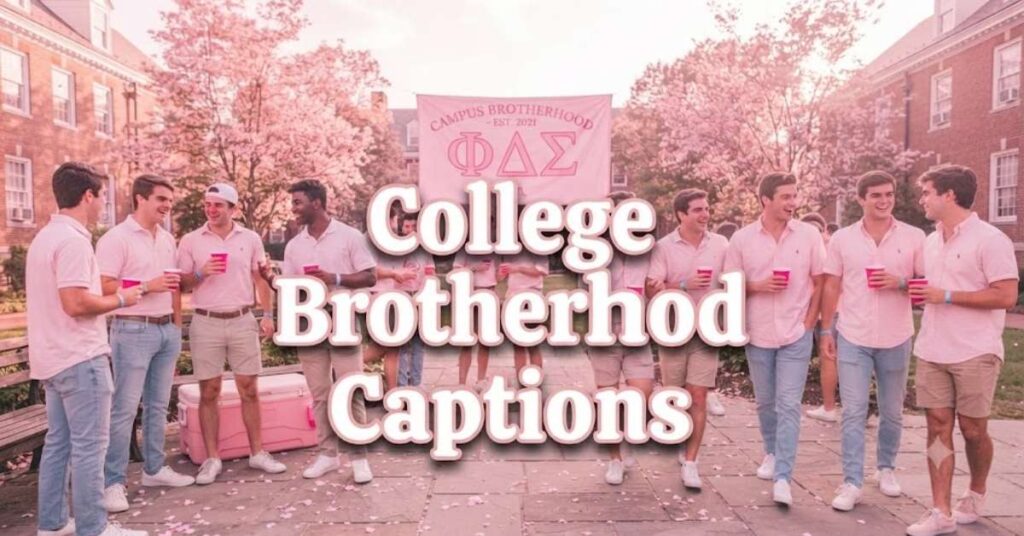 College Brotherhood Captions