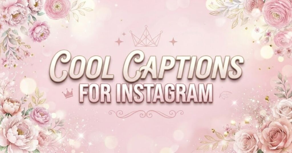 Cool Captions for Instagram