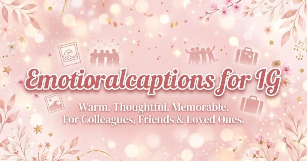 Emotional farewell captions for IG
