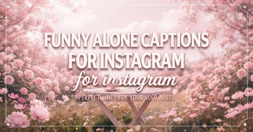 Funny Alone Captions for Instagram
