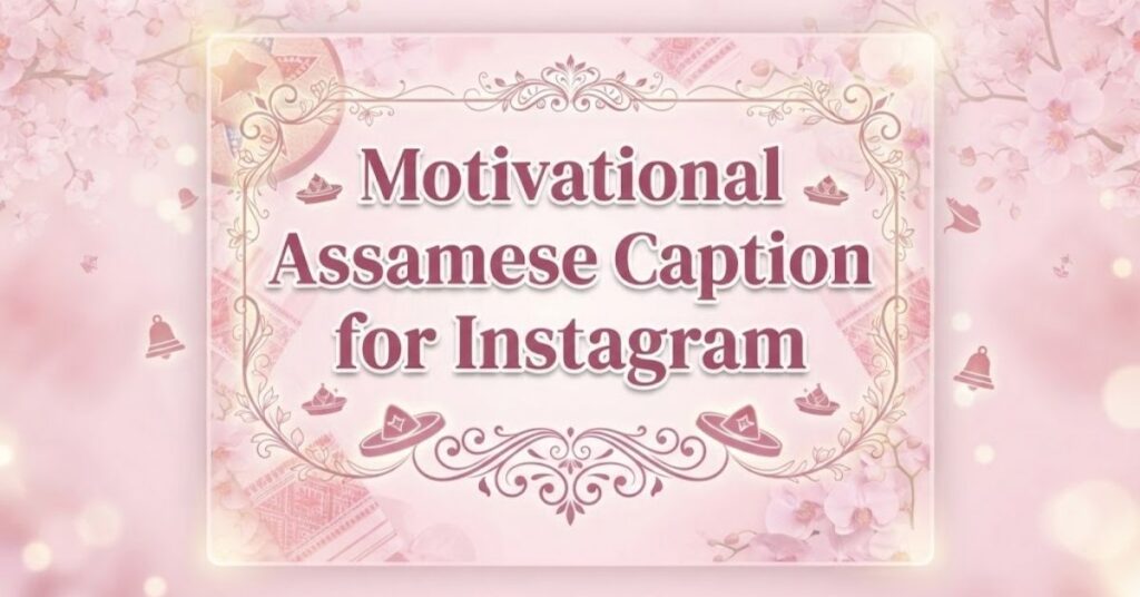 Motivational Assamese Caption for Instagram