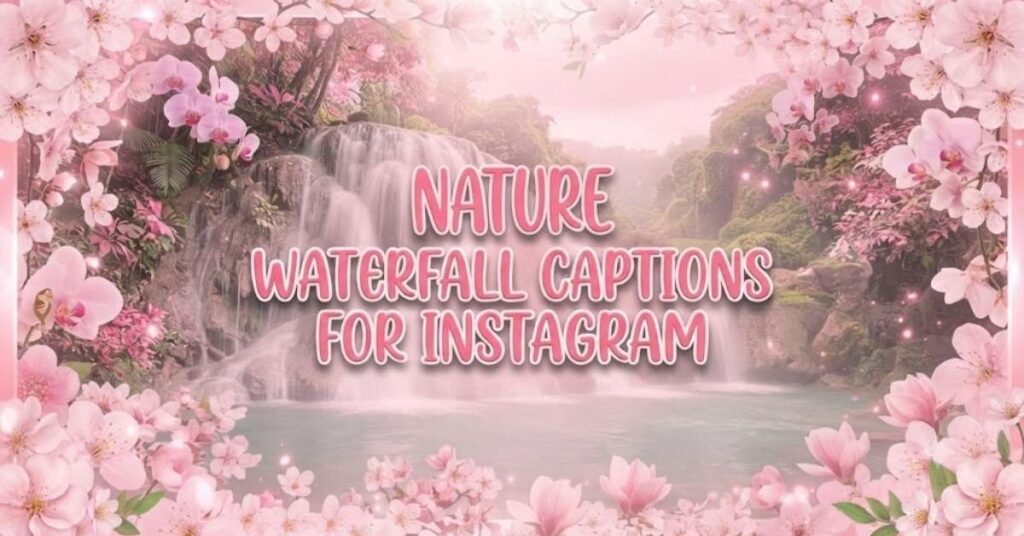 Nature Waterfall Captions for Instagram