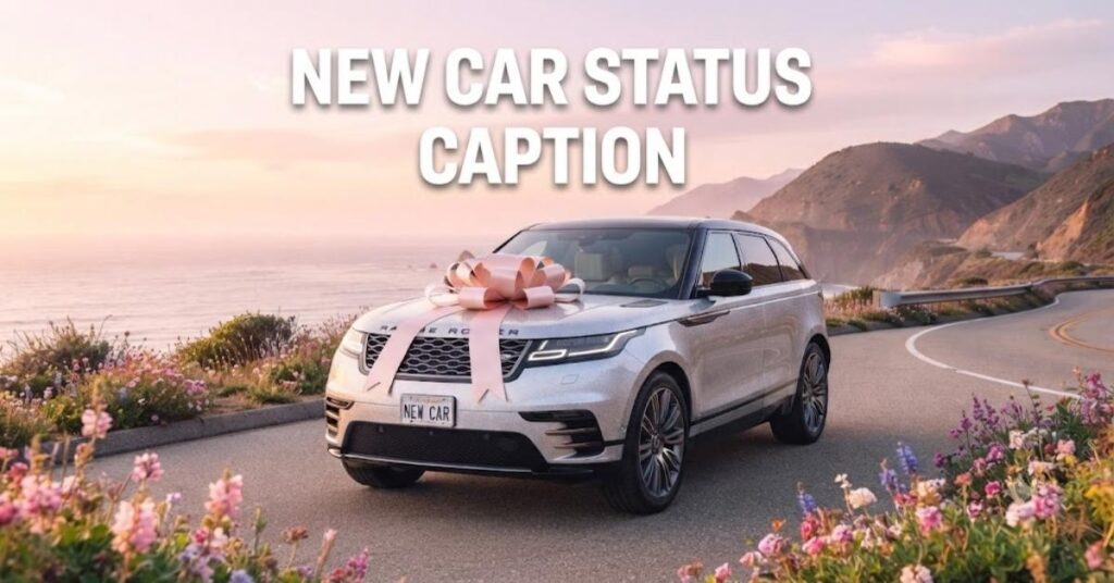 New Car Status Caption