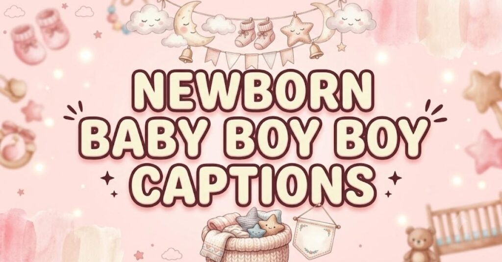 Newborn Baby Boy Captions