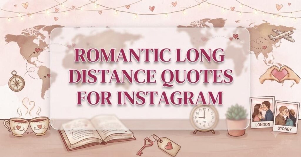 Romantic Long Distance Quotes for Instagram
