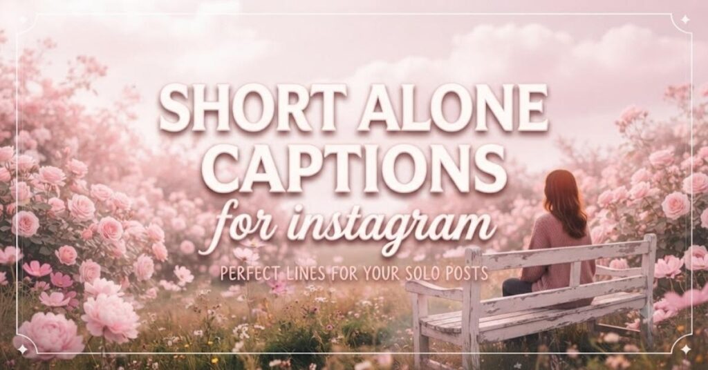 Short Alone Captions for Instagram