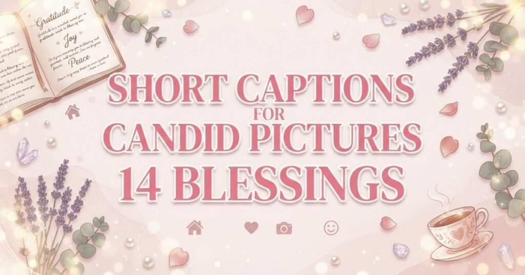 Short Captions for Candid Pictures "14 Blessings"