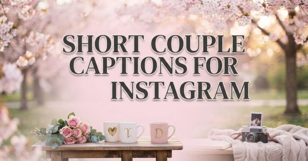 Short Couple Captions For Instagram