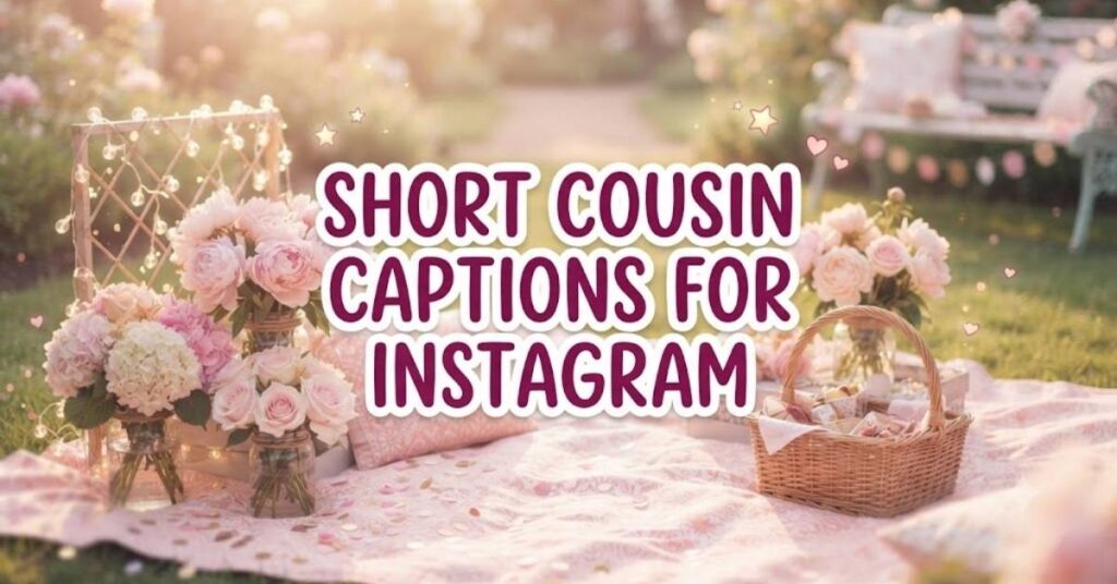 Short Cousin Captions for Instagram