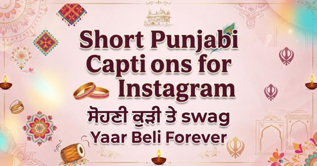 Short Punjabi Captions for Instagram