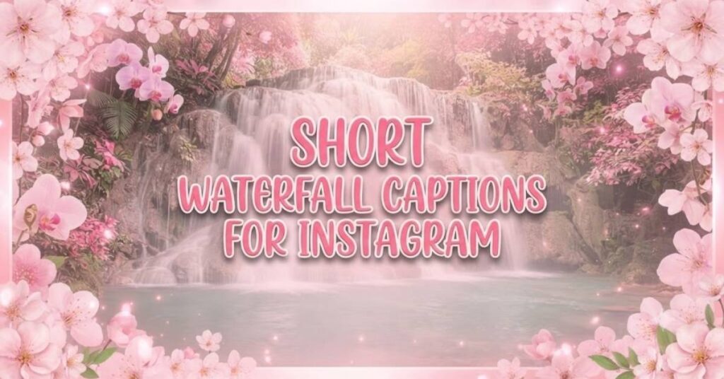 Short Waterfall Captions for Instagram