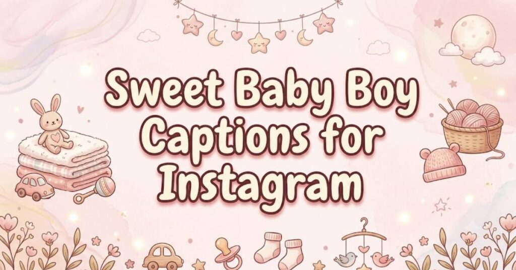 Sweet Baby Boy Captions for Instagram