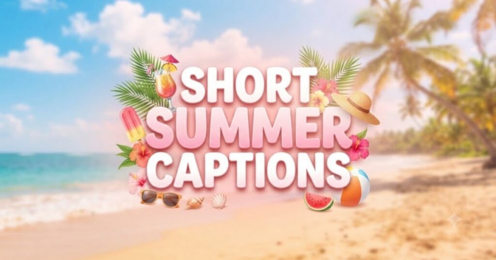 short summer captions