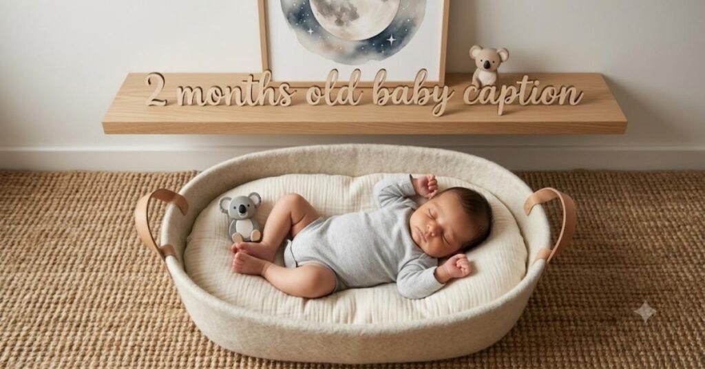 2 months baby caption